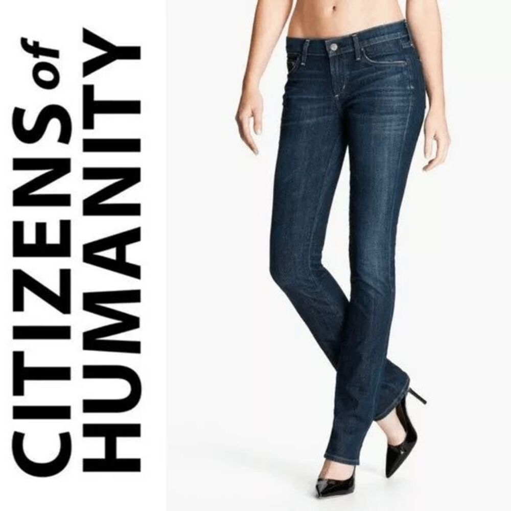 NWT Citizens of Humanity Low Waist Straight Leg Stretchy Ava #142 Jeans Size: 26